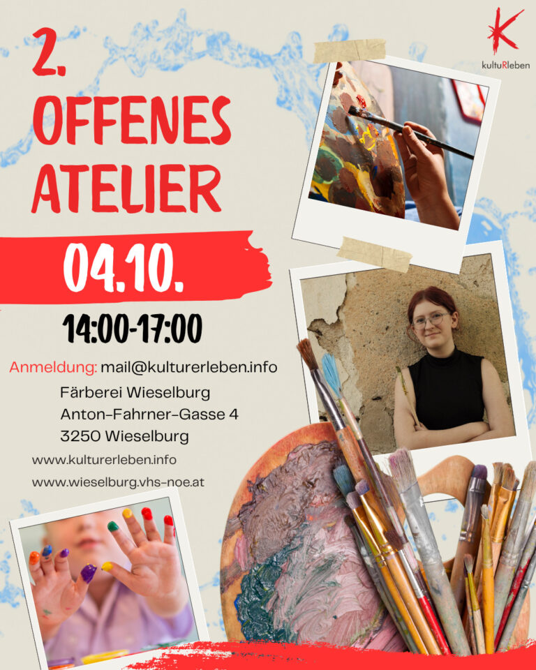 Offenes Atelier in der Färberei